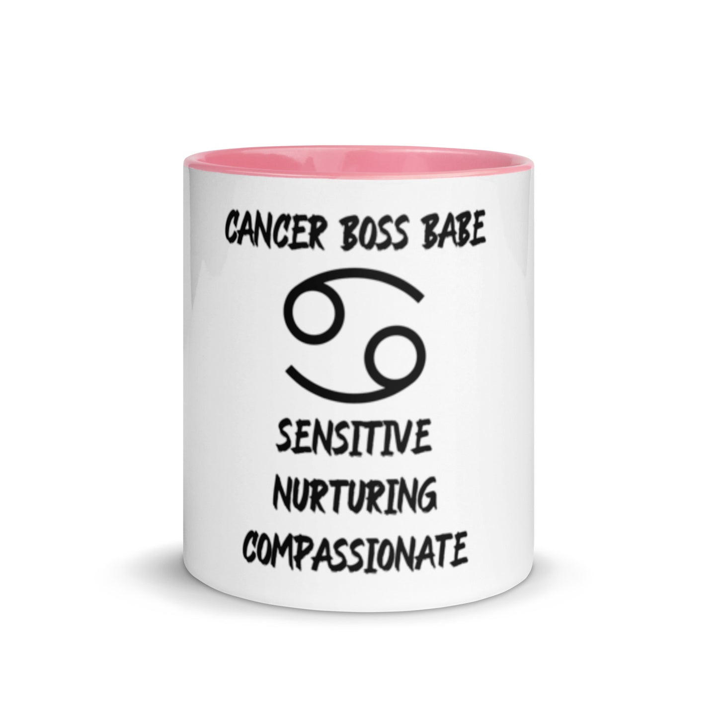 “Cancer Boss Babe” Mug With Color Inside