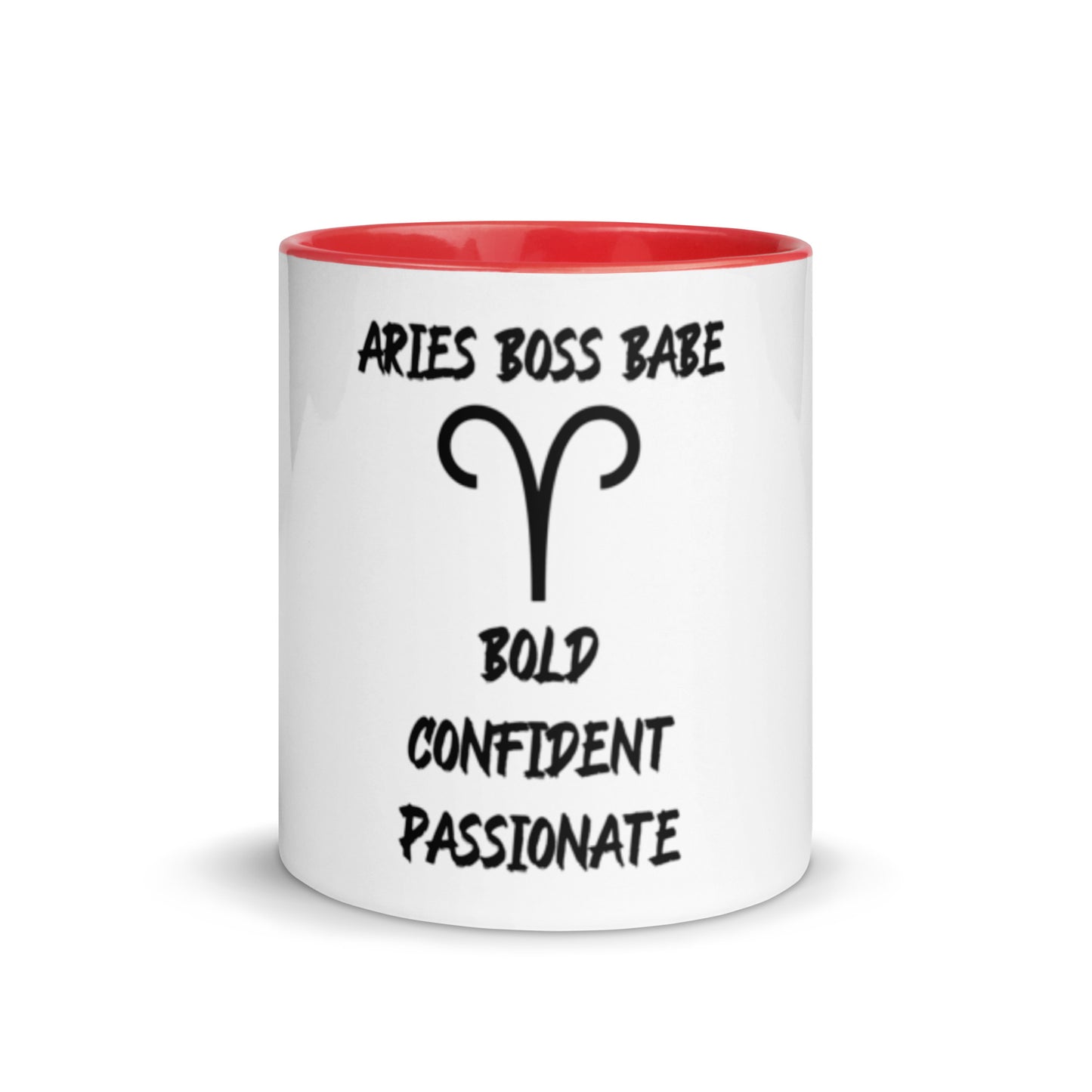 “Aries Boss Babe” Mug With Color Inside