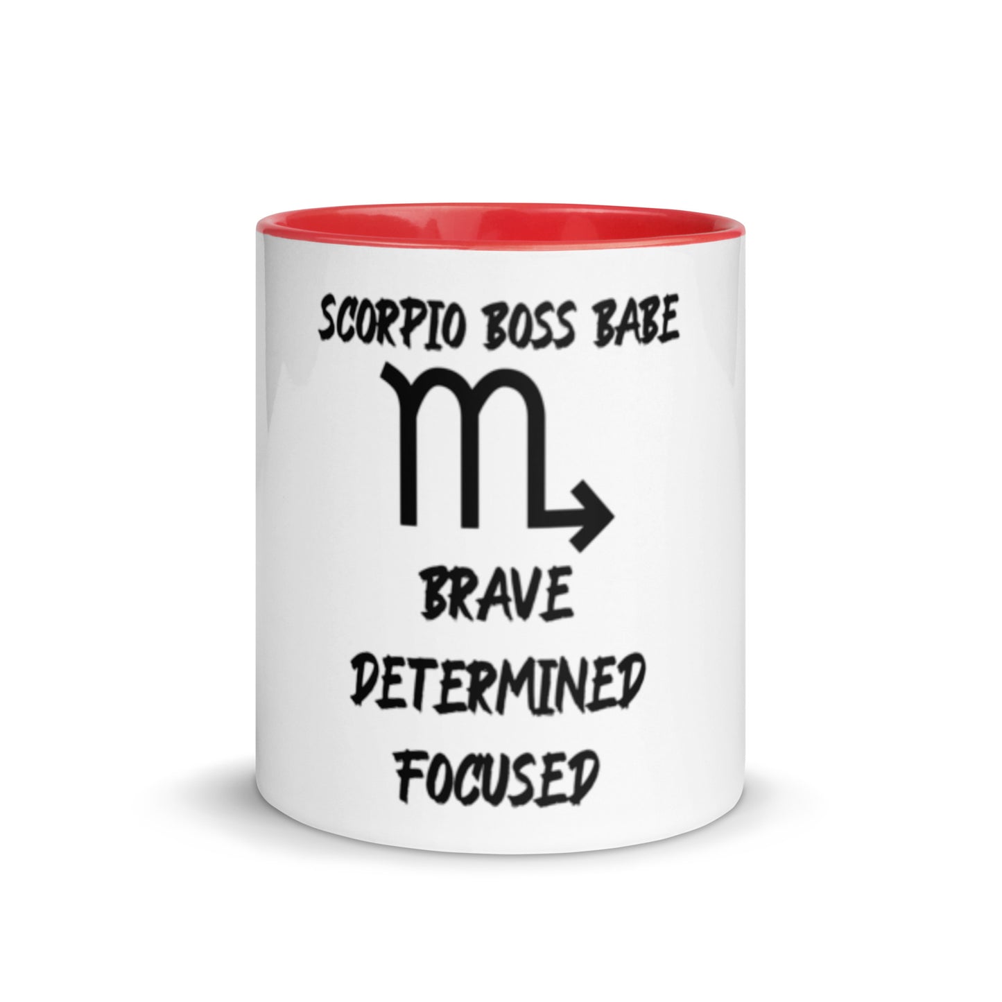 “Scorpio Boss Babe” Mug With Color Inside