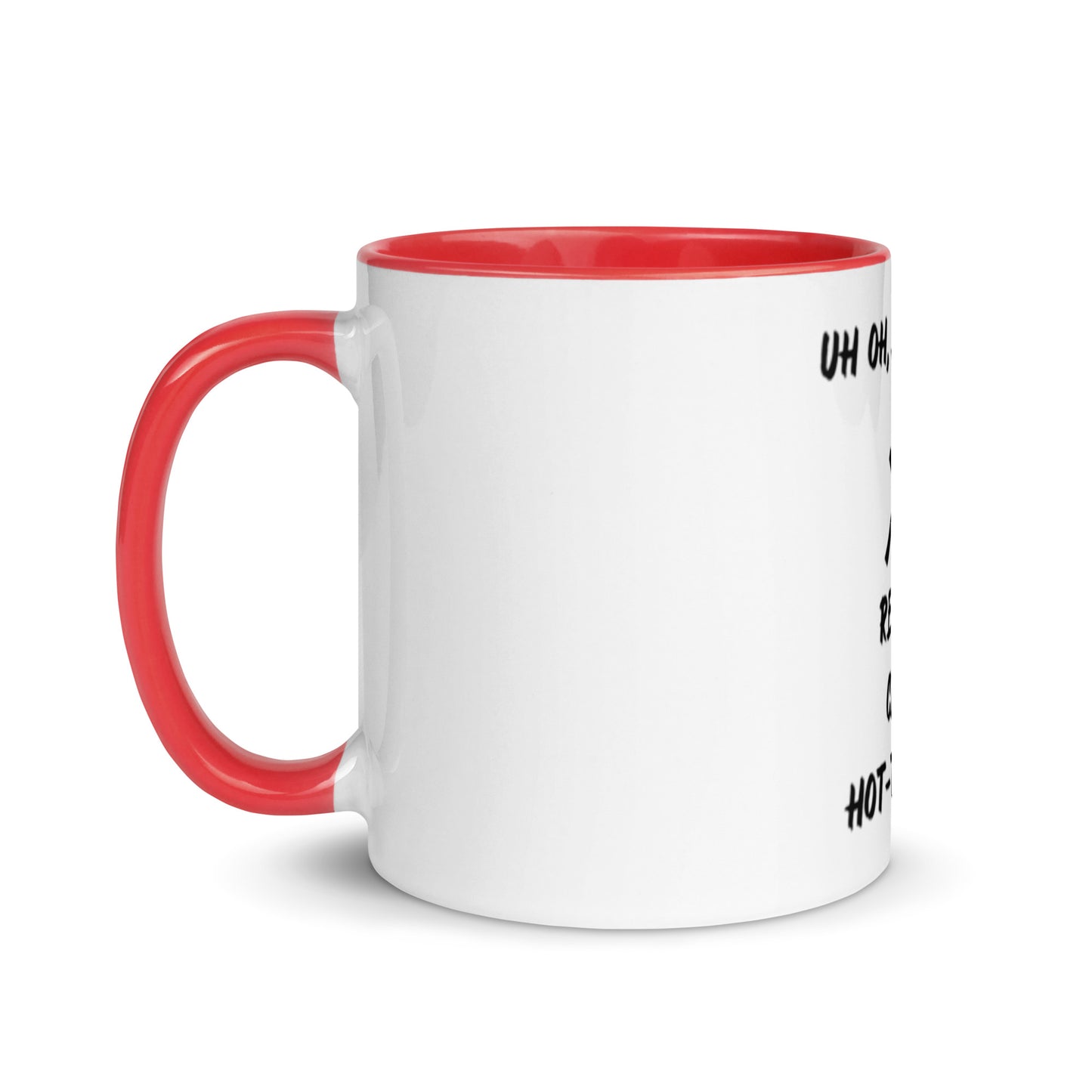 “Uh Oh, Sagittarius” Mug With Color Inside