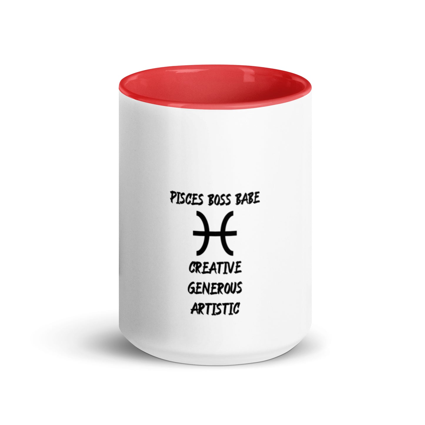 “Pisces Boss Babe” Mug With Color Inside