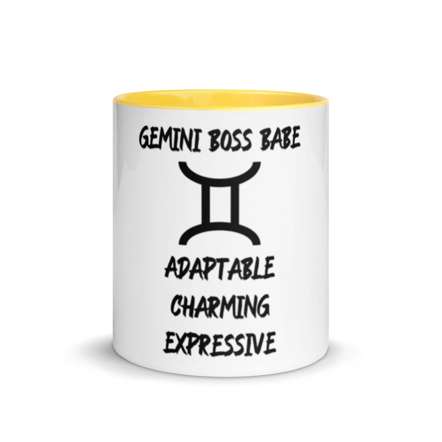 “Gemini Boss Babe” Mug With Color Inside