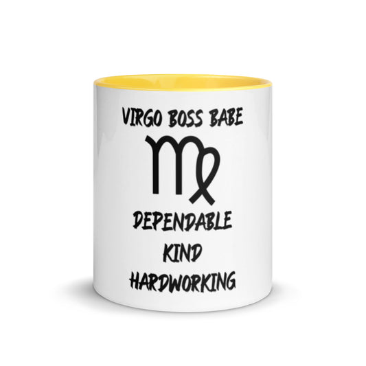 “Virgo Boss Babe” Mug With Color Inside