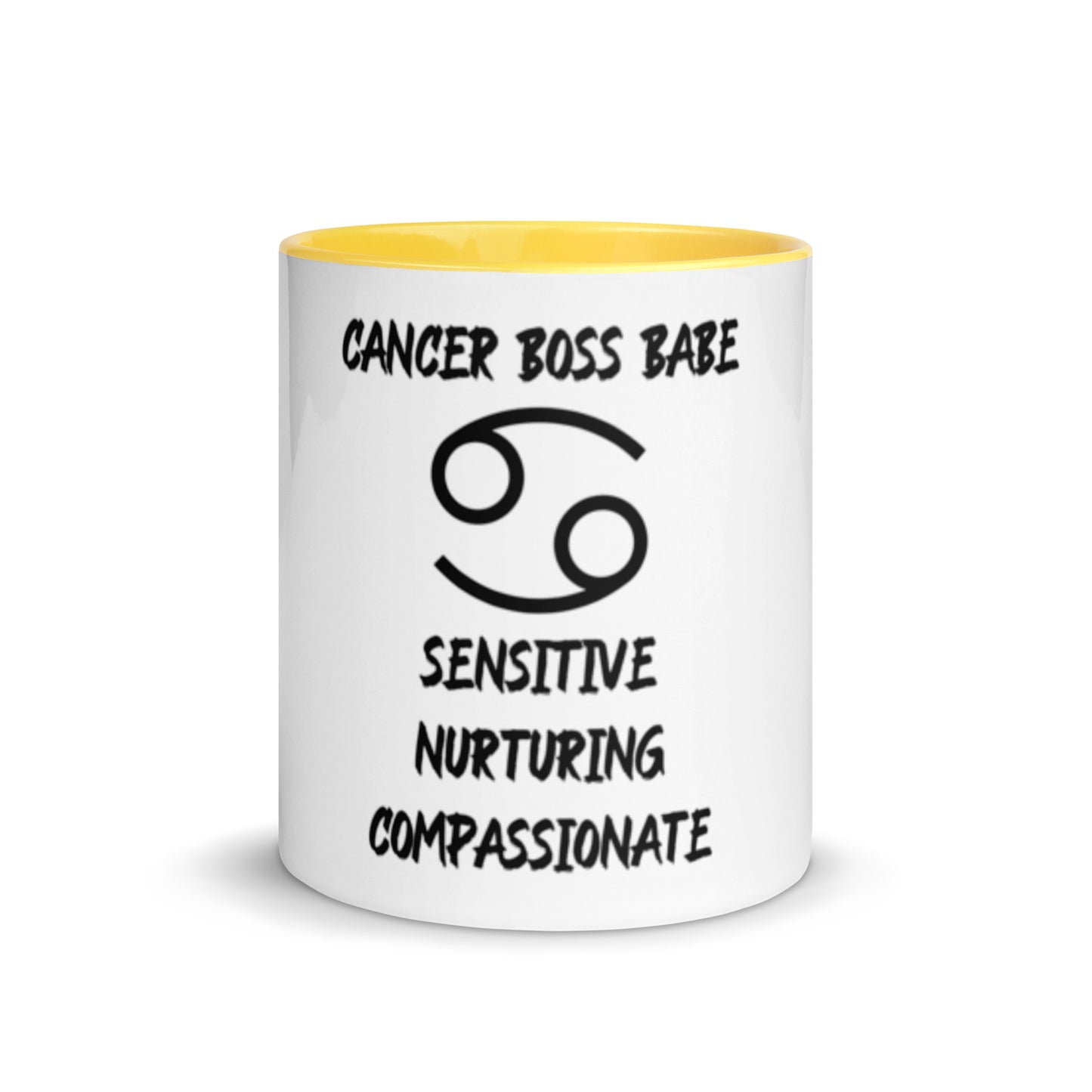 “Cancer Boss Babe” Mug With Color Inside