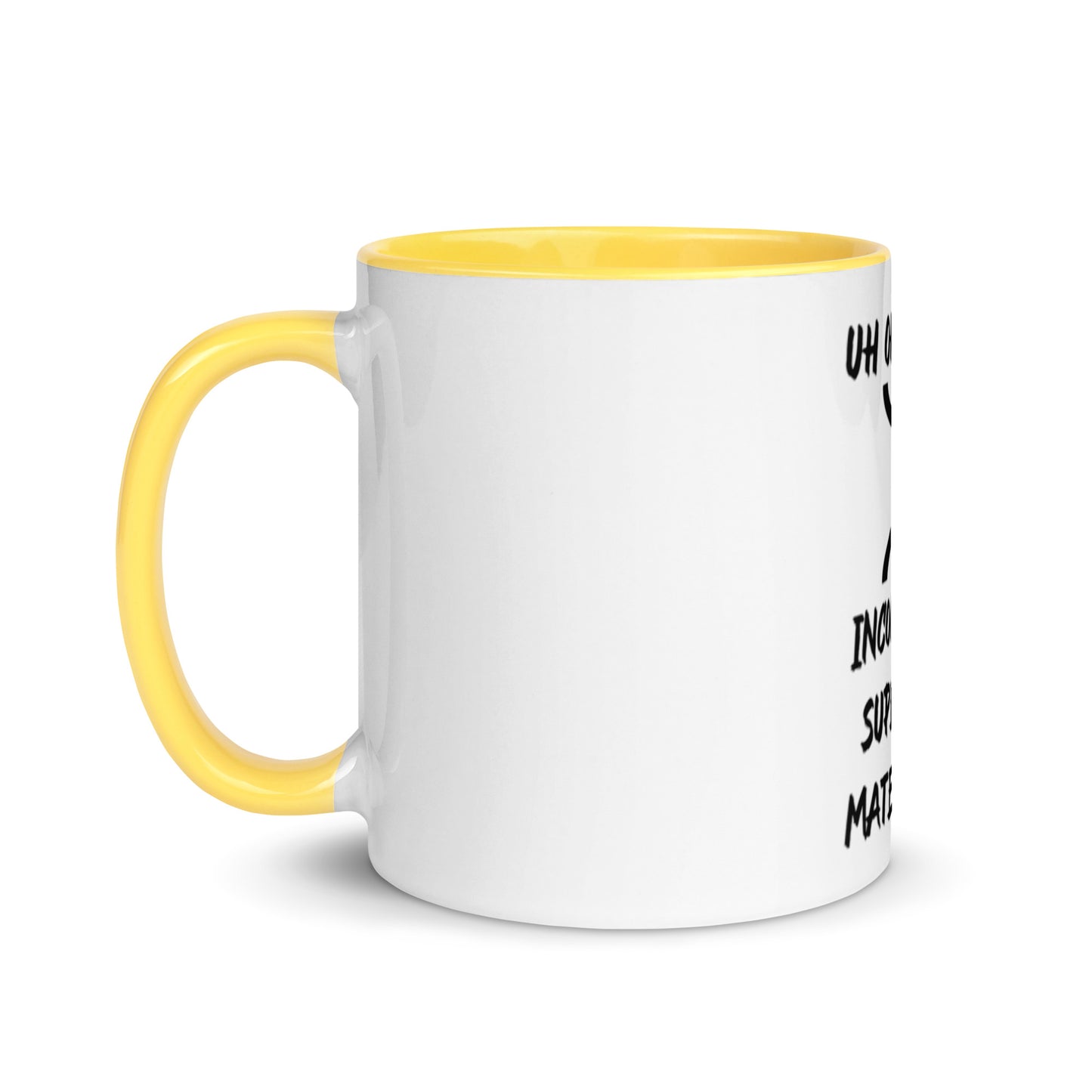“Uh Oh, Gemini” Mug With Color Inside