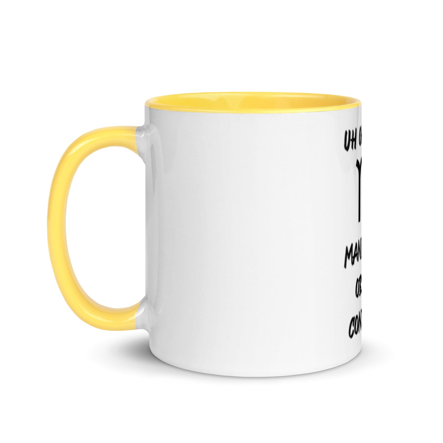 “Uh Oh, Scorpio” Mug With Color Inside