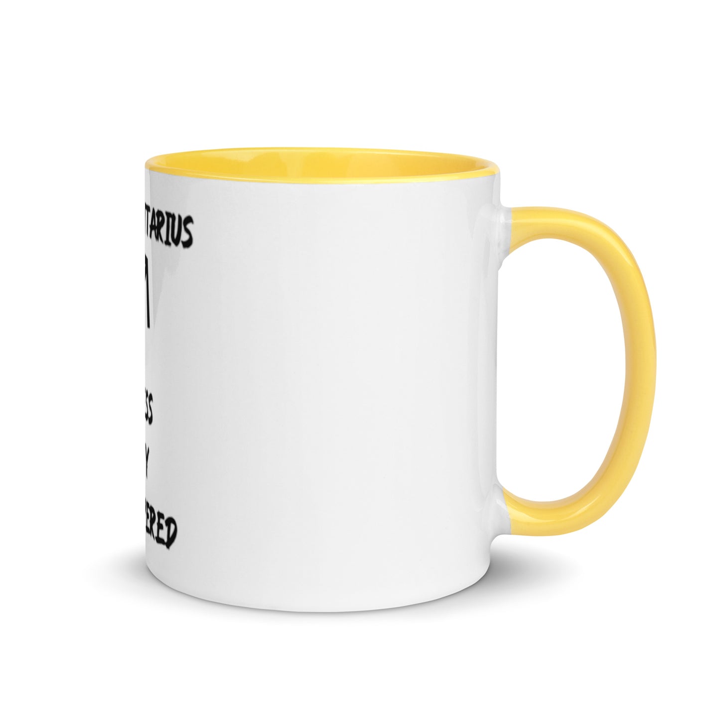 “Uh Oh, Sagittarius” Mug With Color Inside