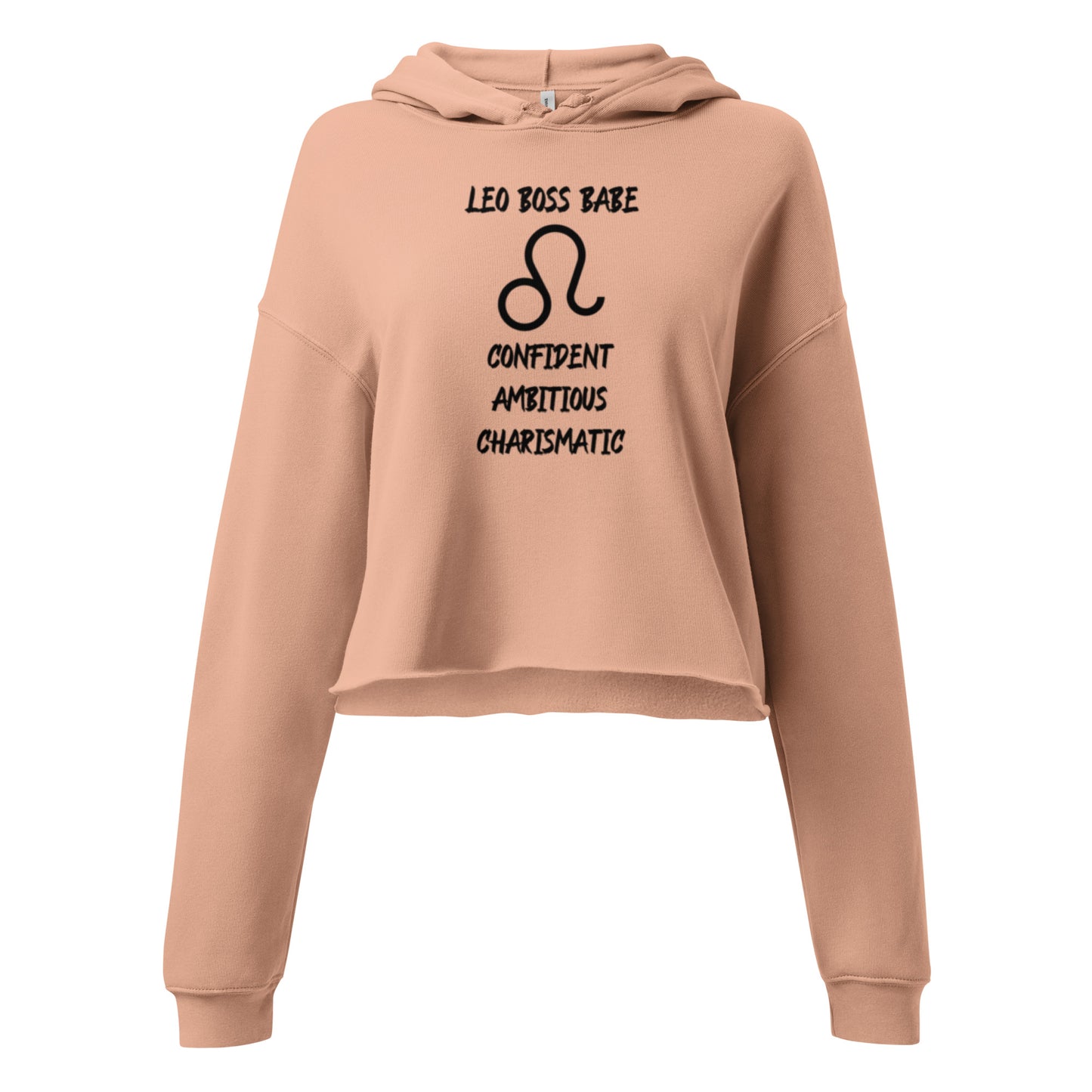 “Leo Boss Babe” Women’s Crop Hoodie