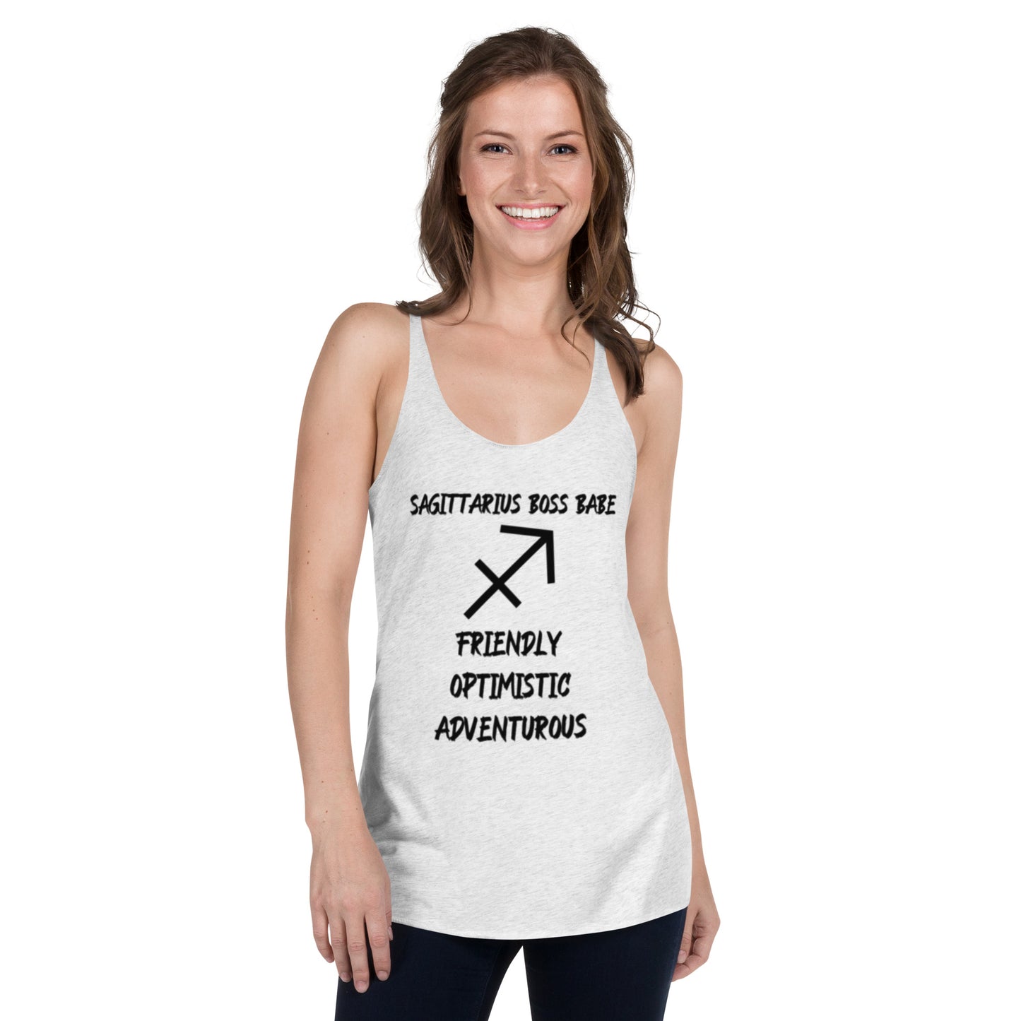 “Sagittarius Boss Babe” Women's Racerback Tank