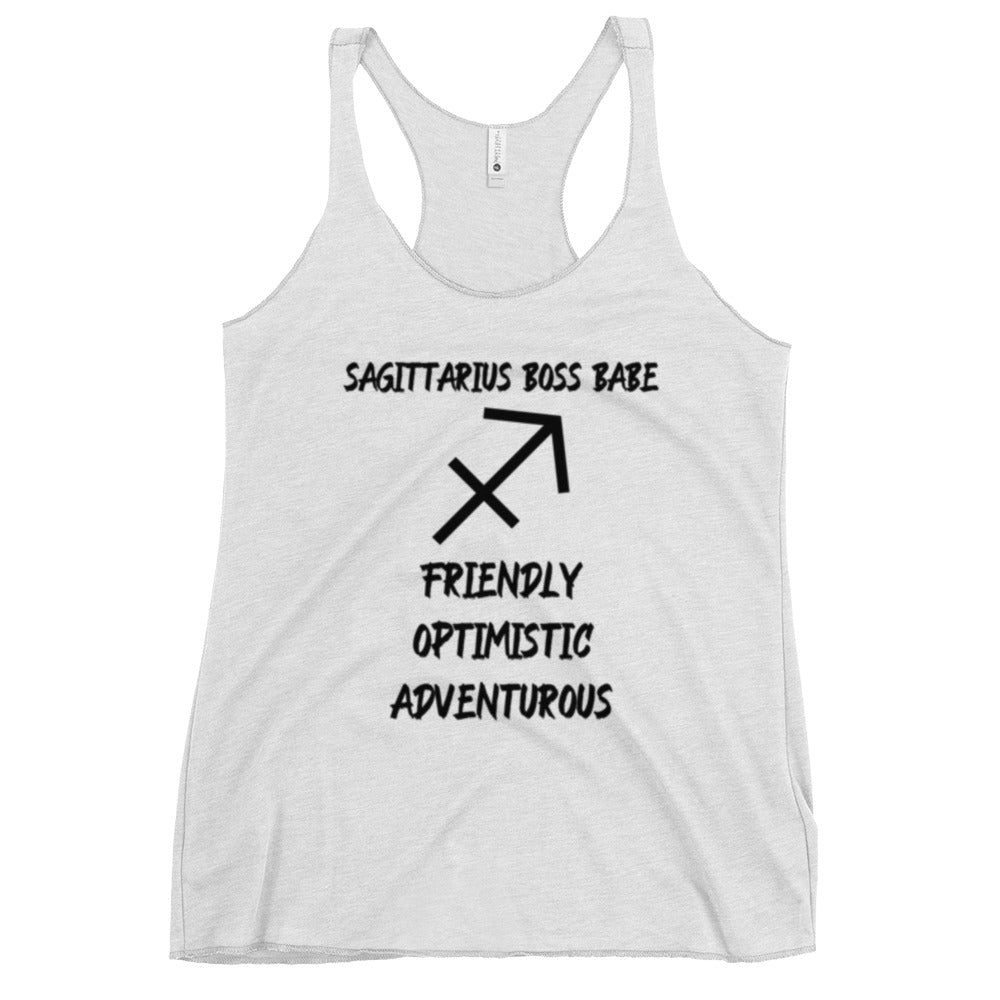 “Sagittarius Boss Babe” Women's Racerback Tank