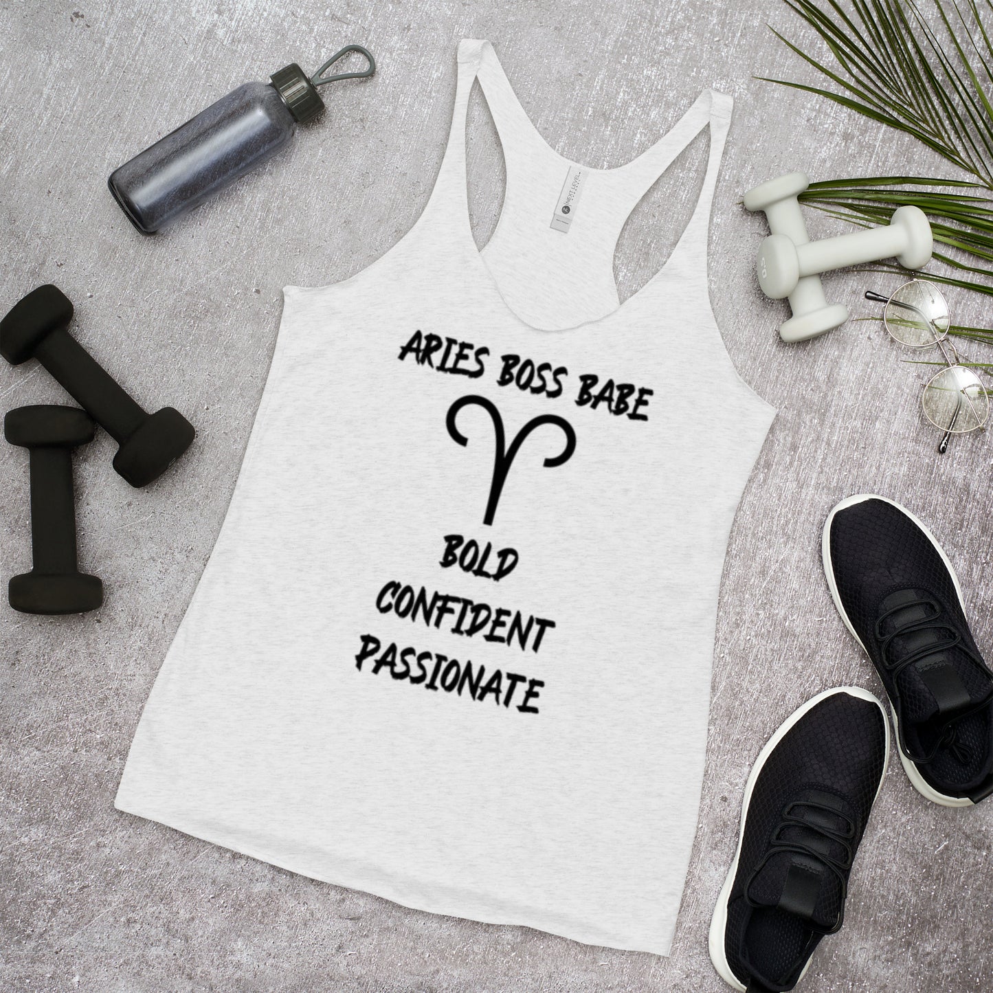 “Aries Boss Babe” Women's Racerback Tank