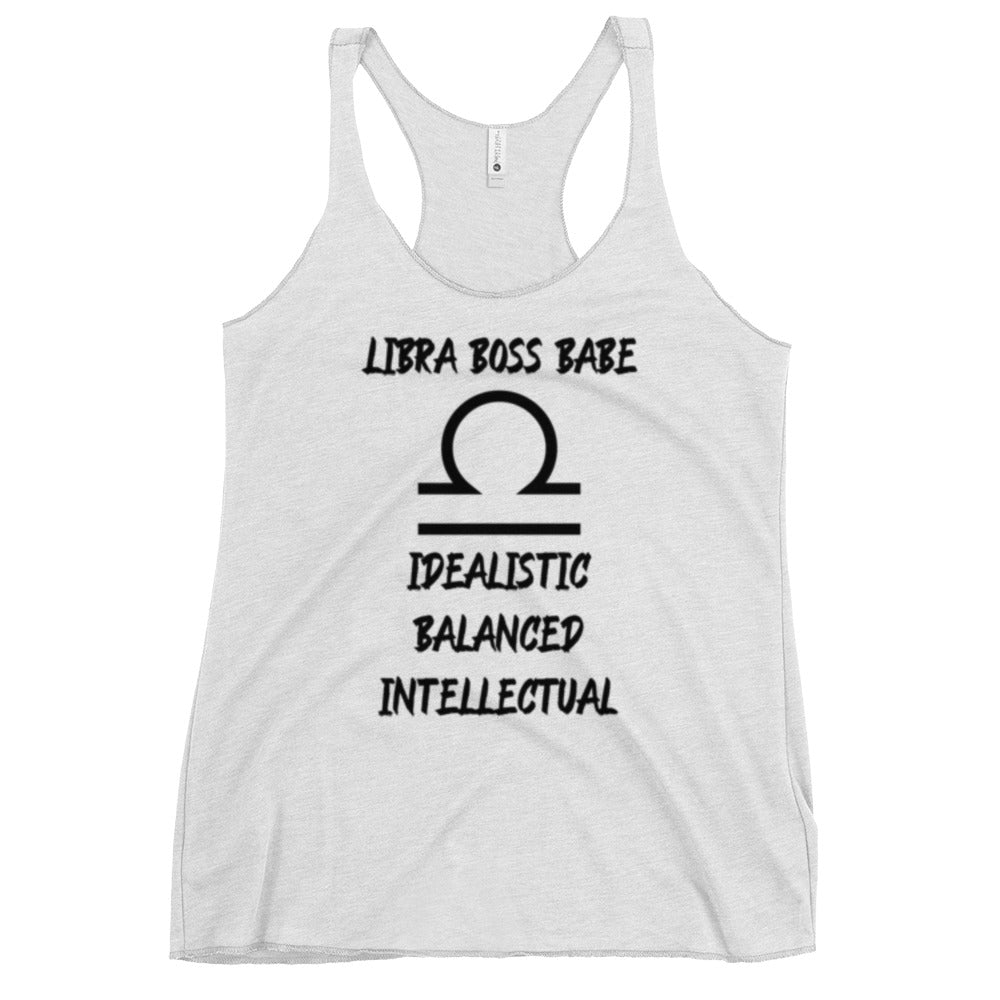 “Libra Boss Babe” Women's Racerback Tank