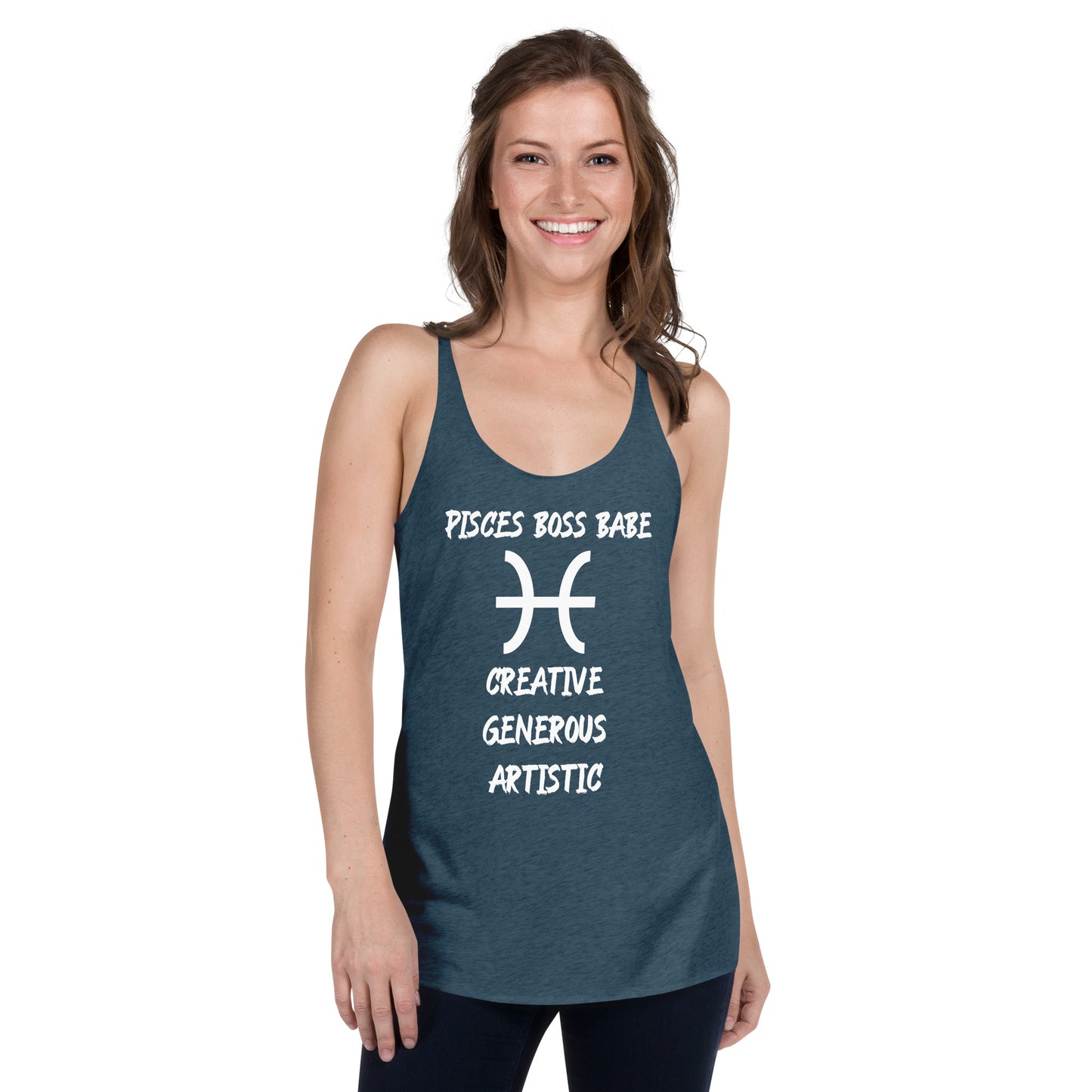 “Pisces Boss Babe” Women's Racerback Tank