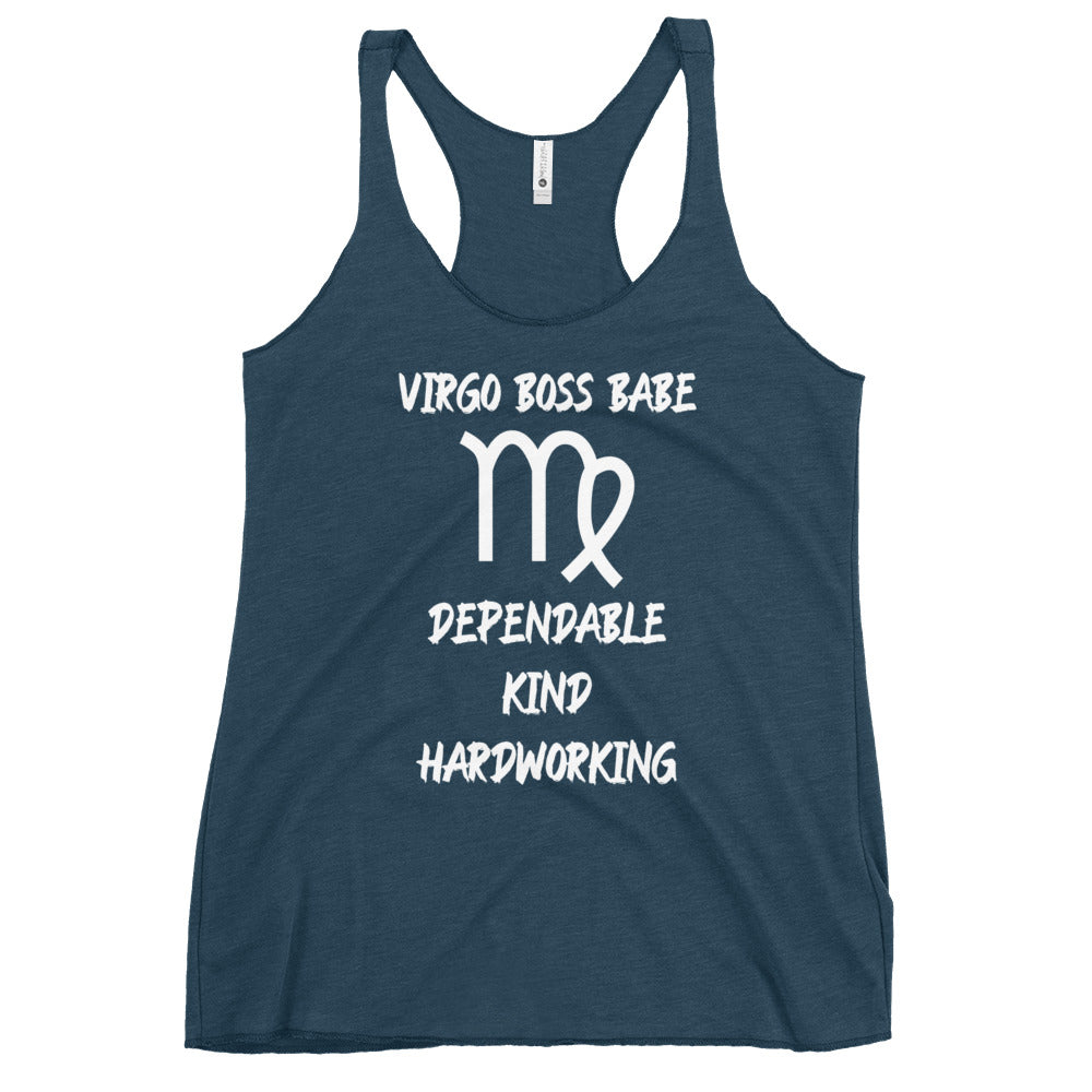 “Virgo Boss Babe” Women's Racerback Tank