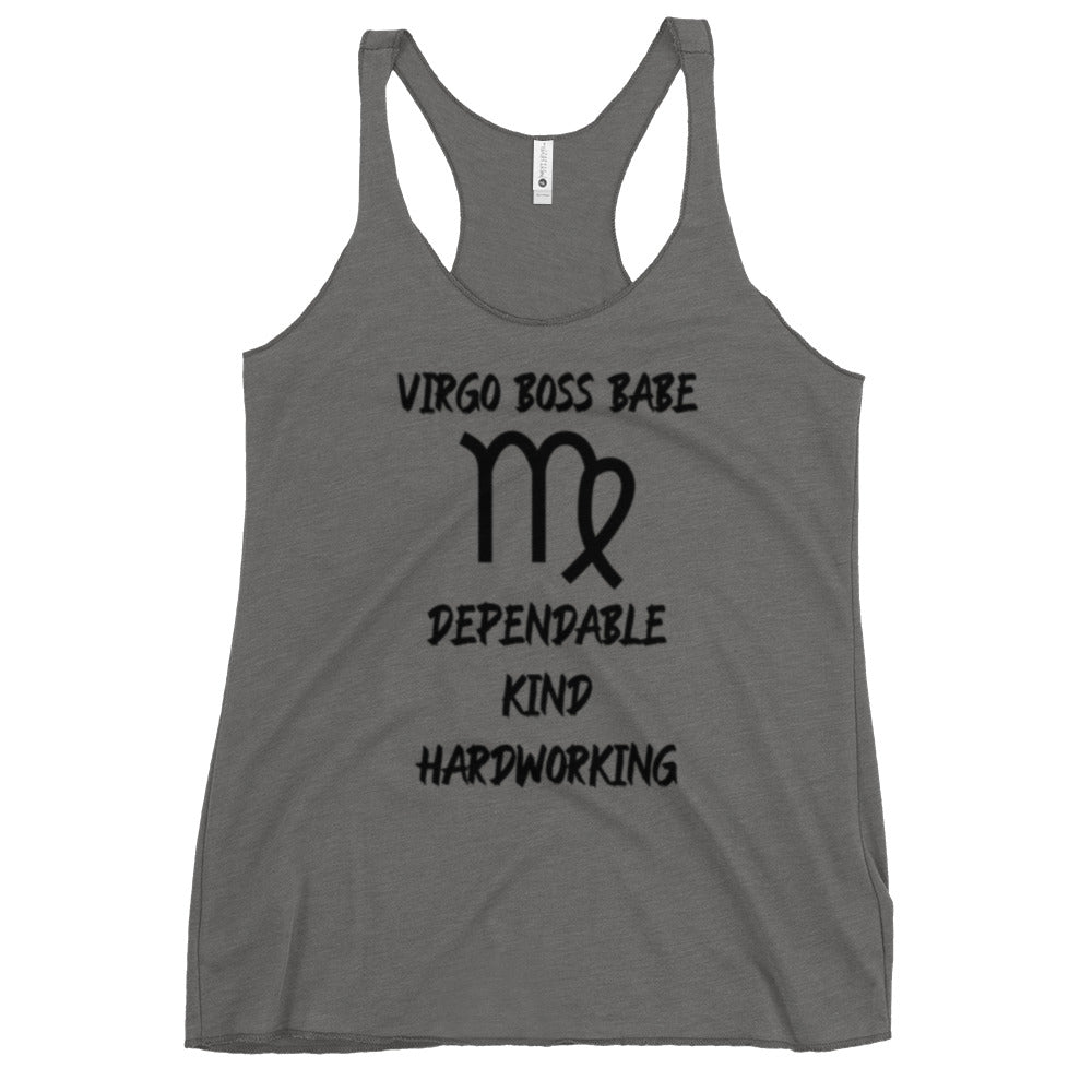 “Virgo Boss Babe” Women's Racerback Tank