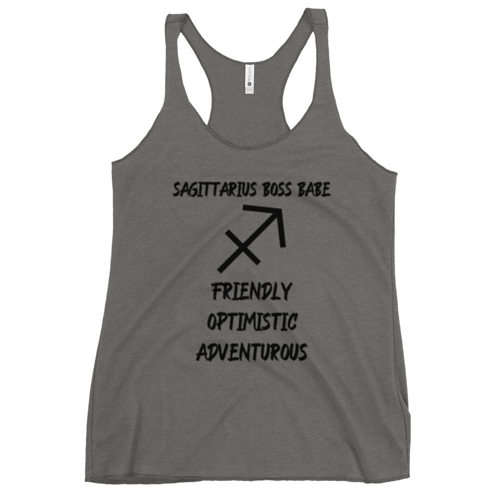 “Sagittarius Boss Babe” Women's Racerback Tank