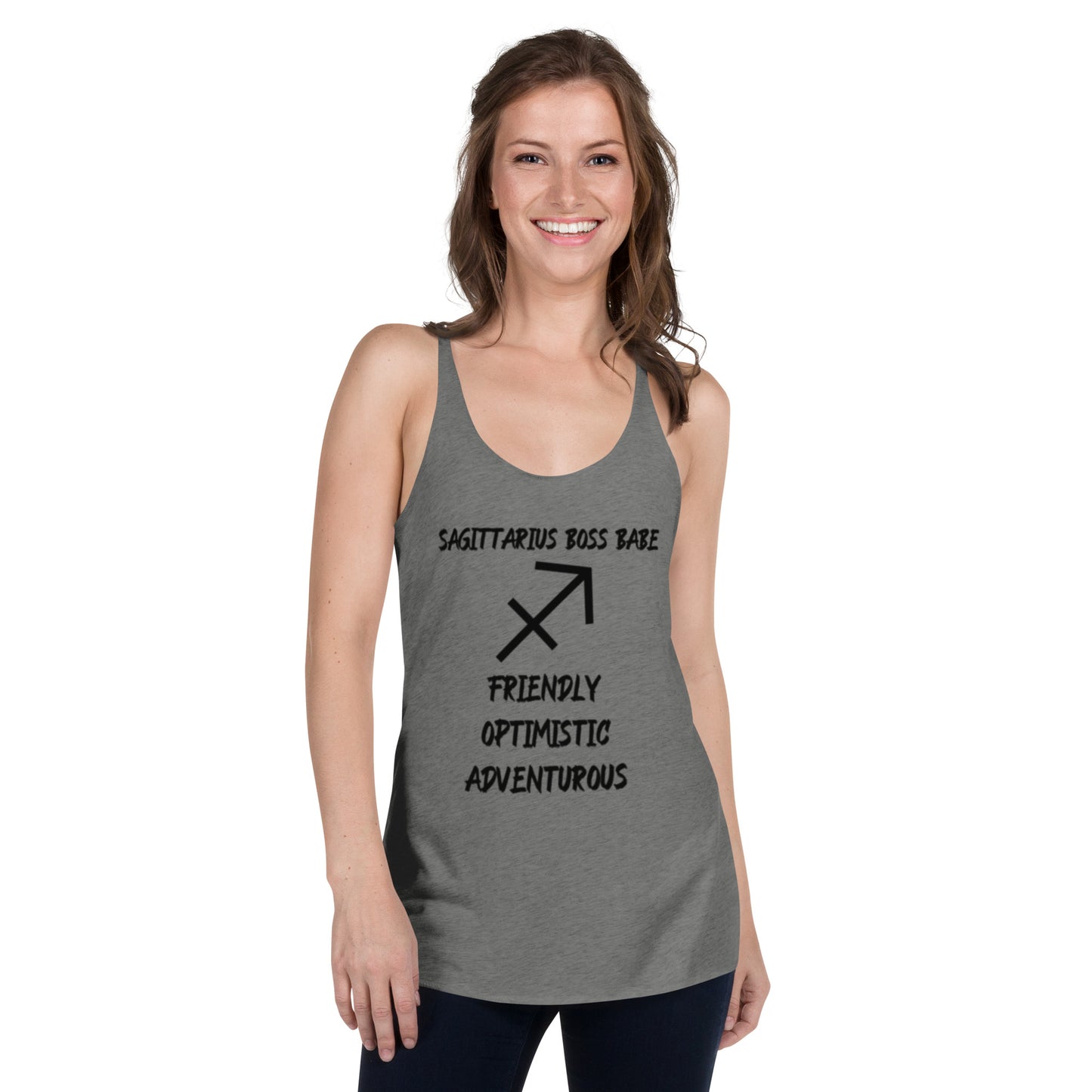 “Sagittarius Boss Babe” Women's Racerback Tank