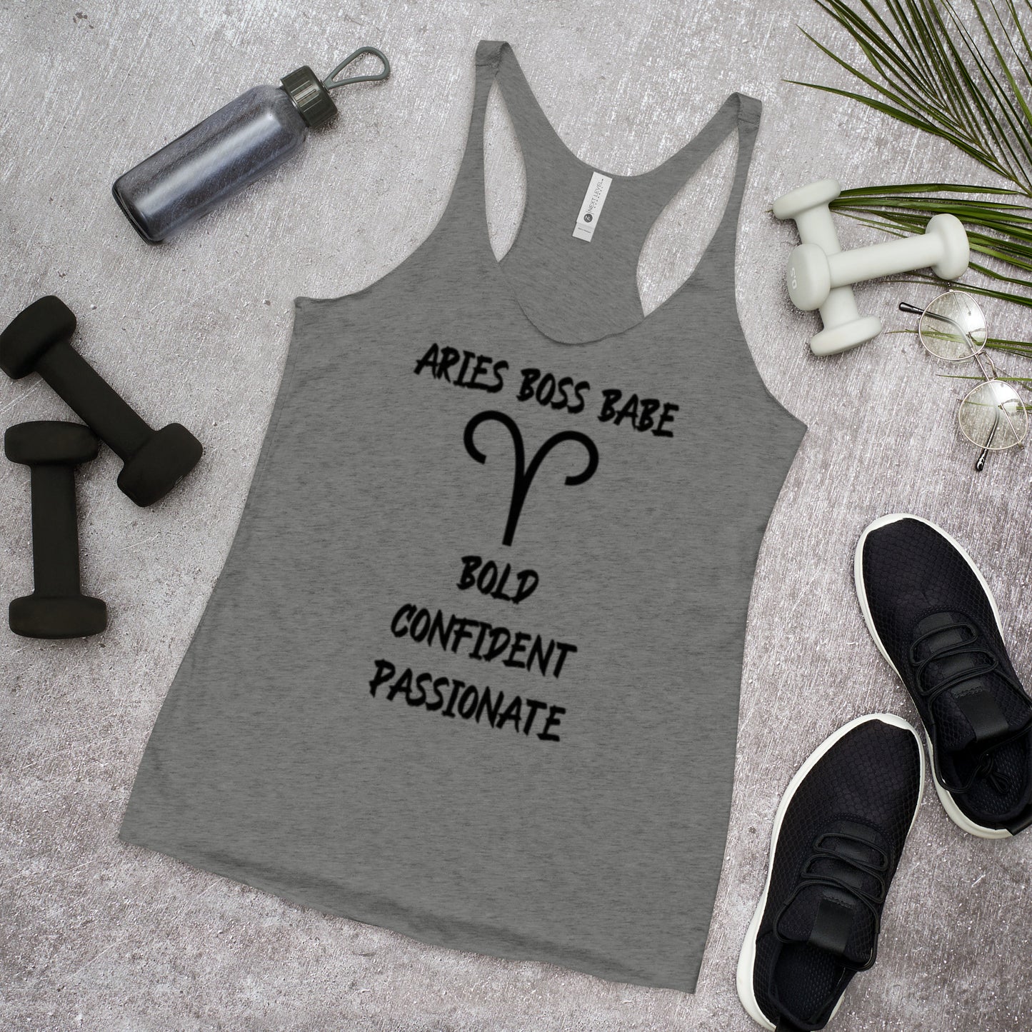 “Aries Boss Babe” Women's Racerback Tank