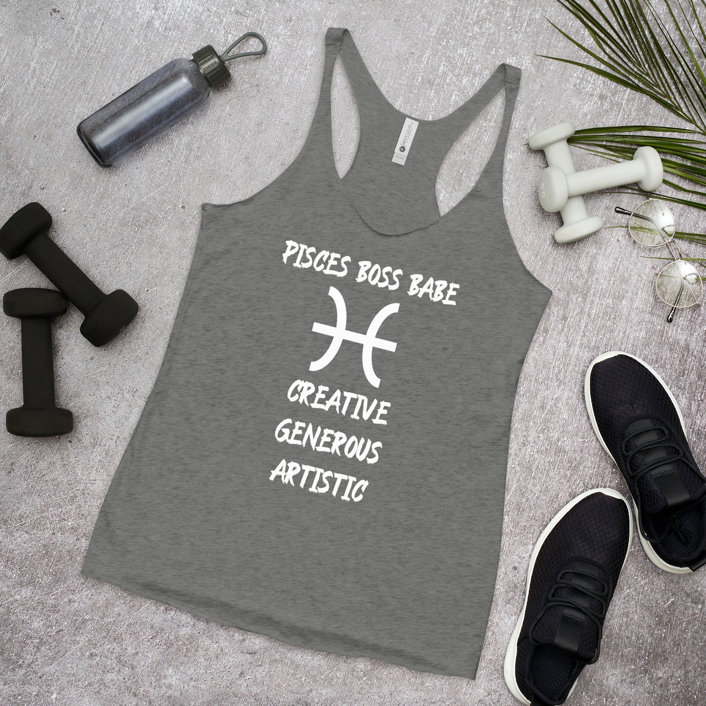 “Pisces Boss Babe” Women's Racerback Tank