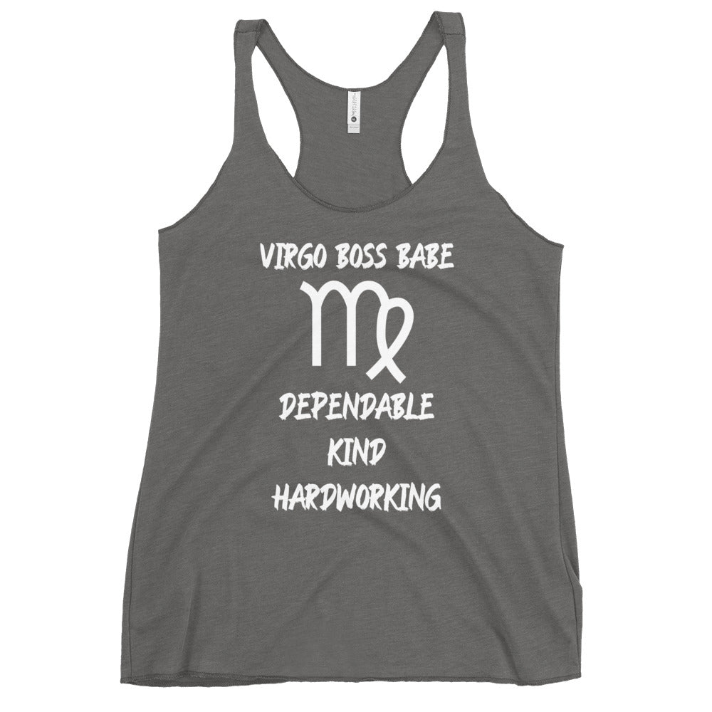 “Virgo Boss Babe” Women's Racerback Tank
