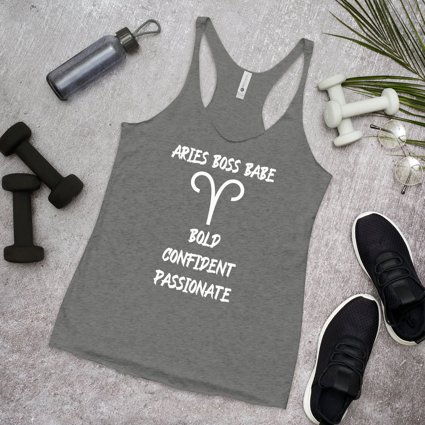 “Aries Boss Babe” Women's Racerback Tank