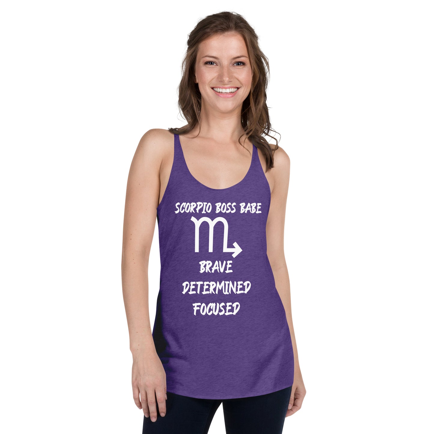 “Scorpio Boss Babe” Women's Racerback Tank