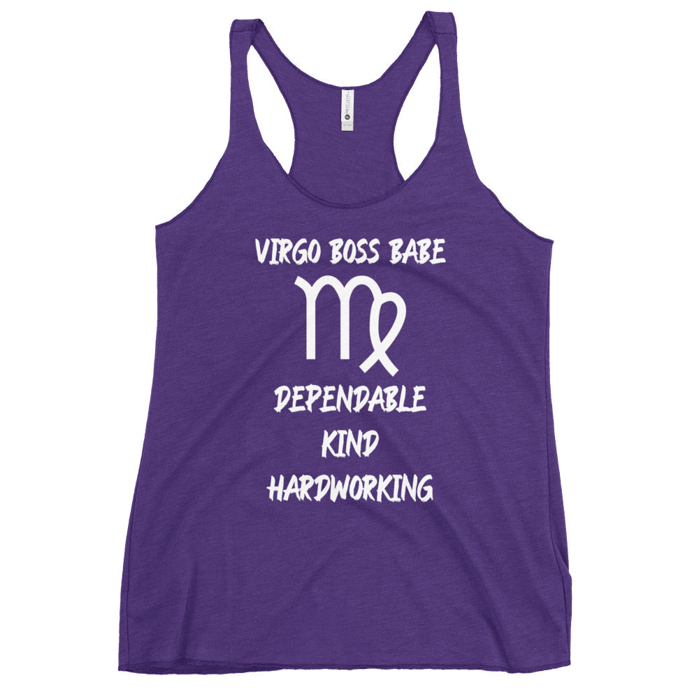 “Virgo Boss Babe” Women's Racerback Tank