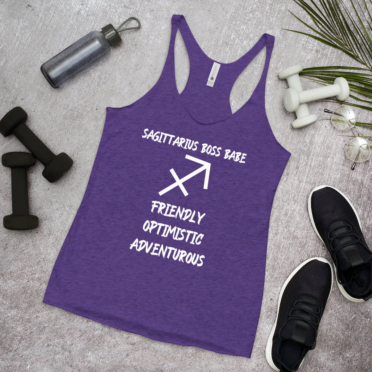 “Sagittarius Boss Babe” Women's Racerback Tank