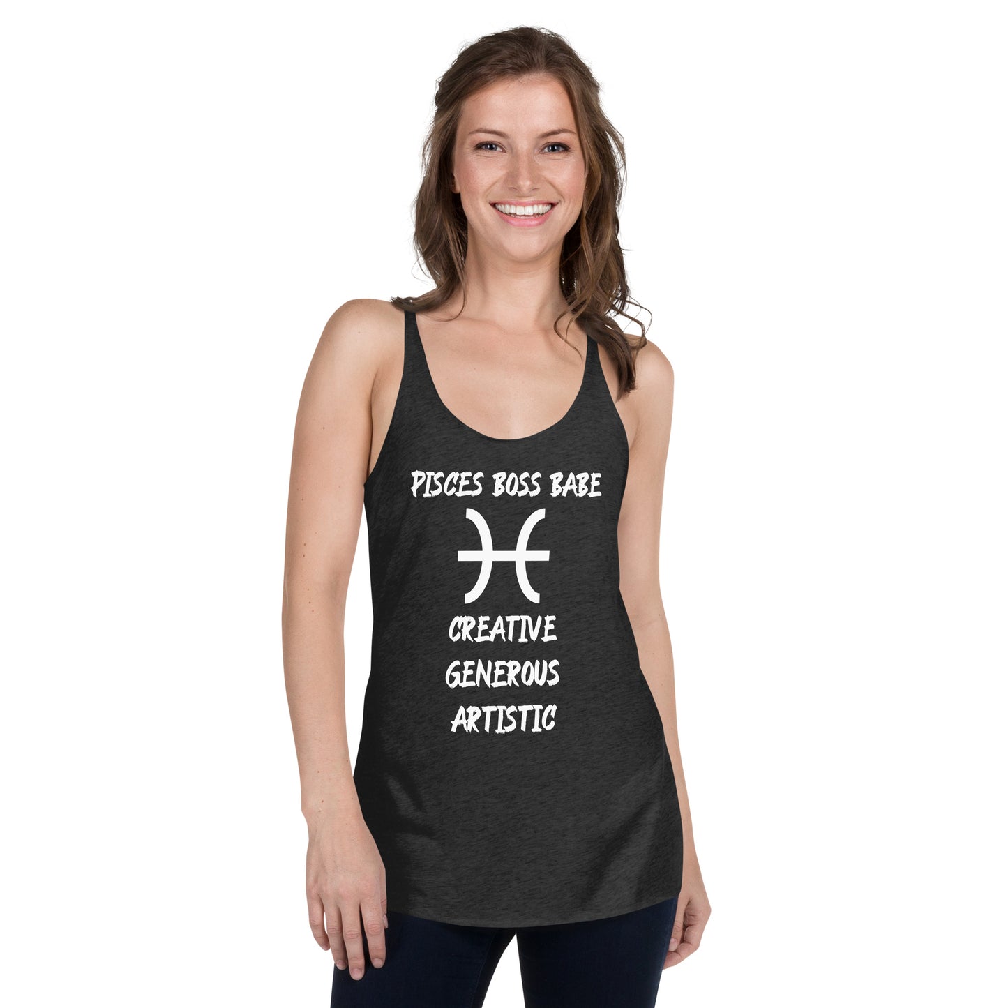 “Pisces Boss Babe” Women's Racerback Tank