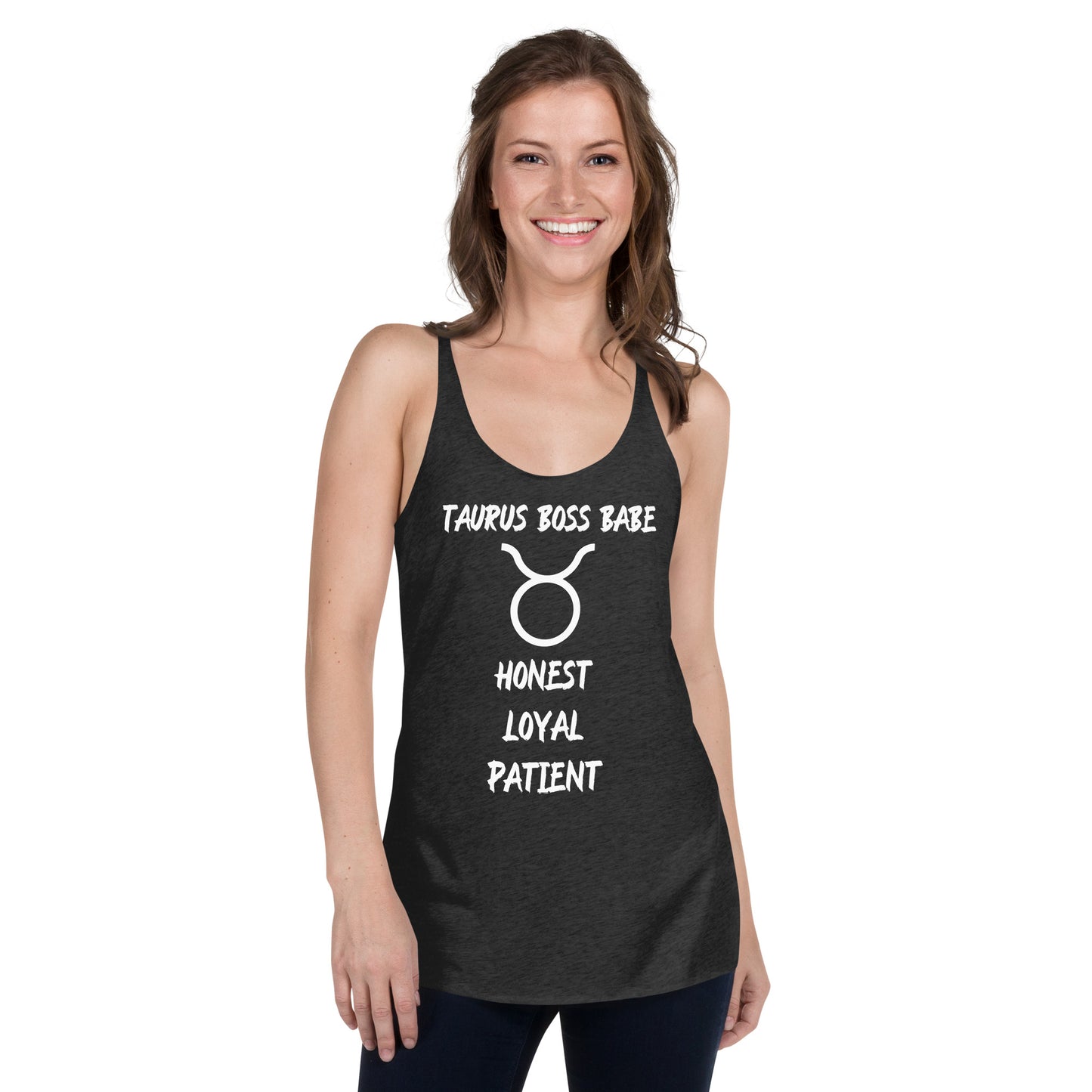 “Taurus Boss Babe” Women's Racerback Tank