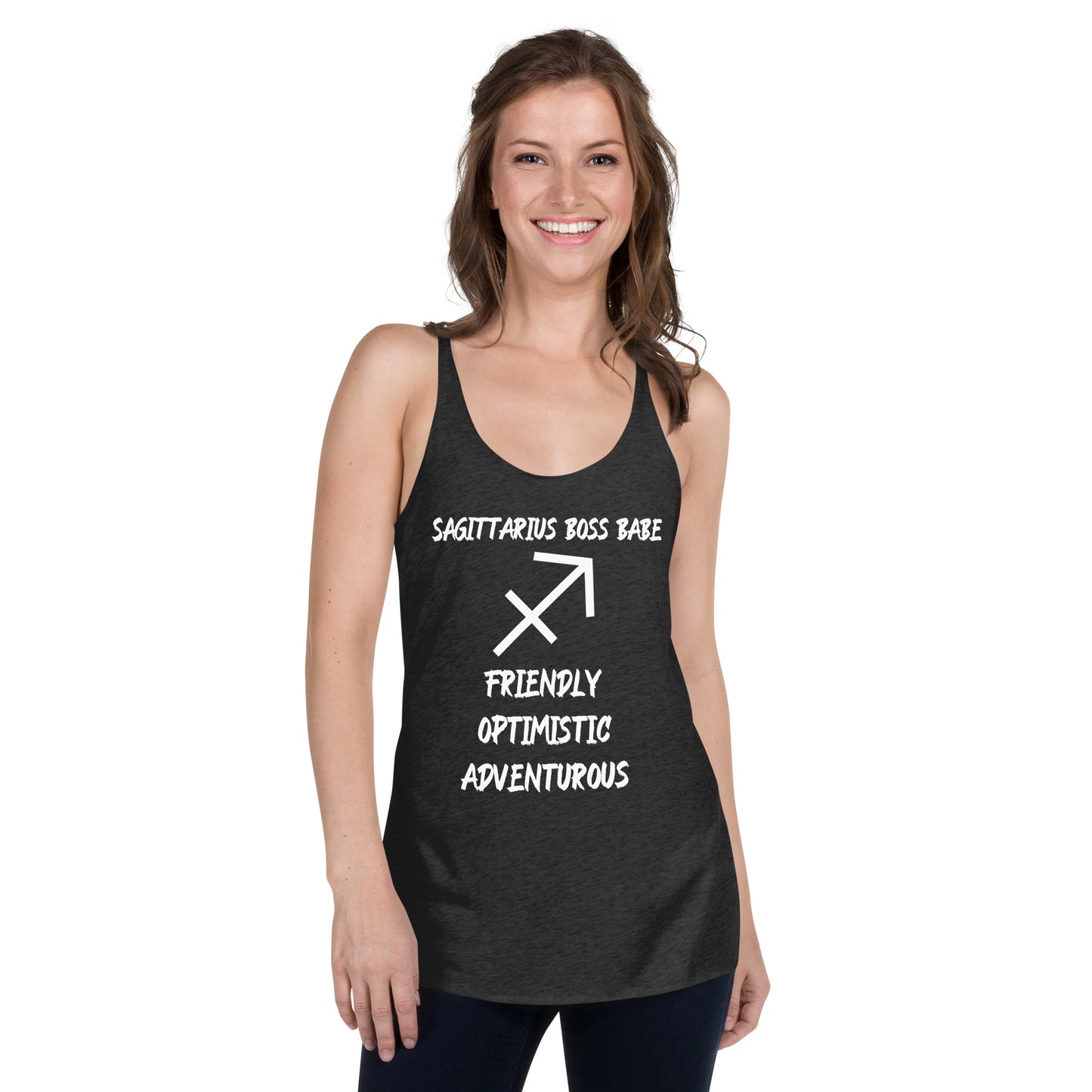 “Sagittarius Boss Babe” Women's Racerback Tank