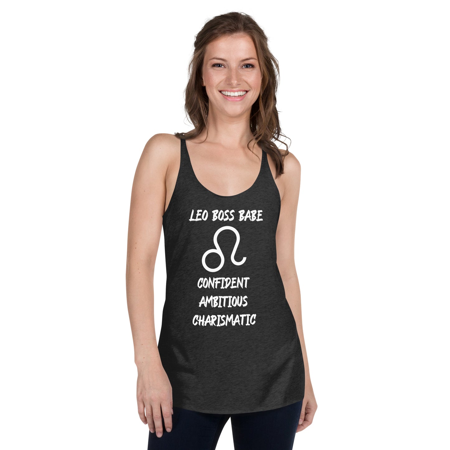 “Leo Boss Babe” Women's Racerback Tank