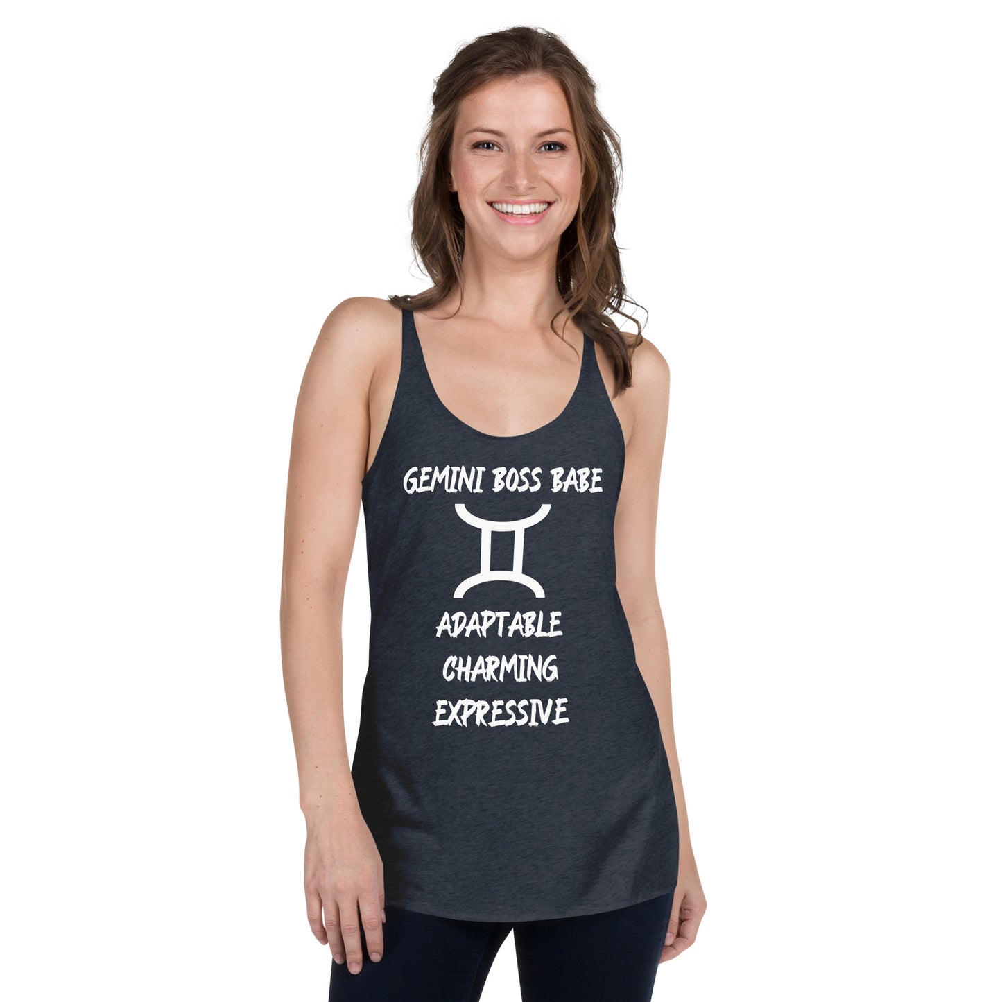 “Gemini Boss Babe” Women's Racerback Tank