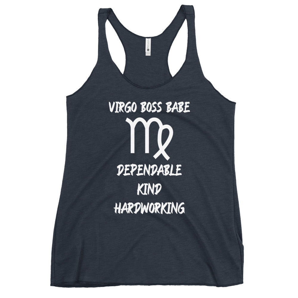 “Virgo Boss Babe” Women's Racerback Tank