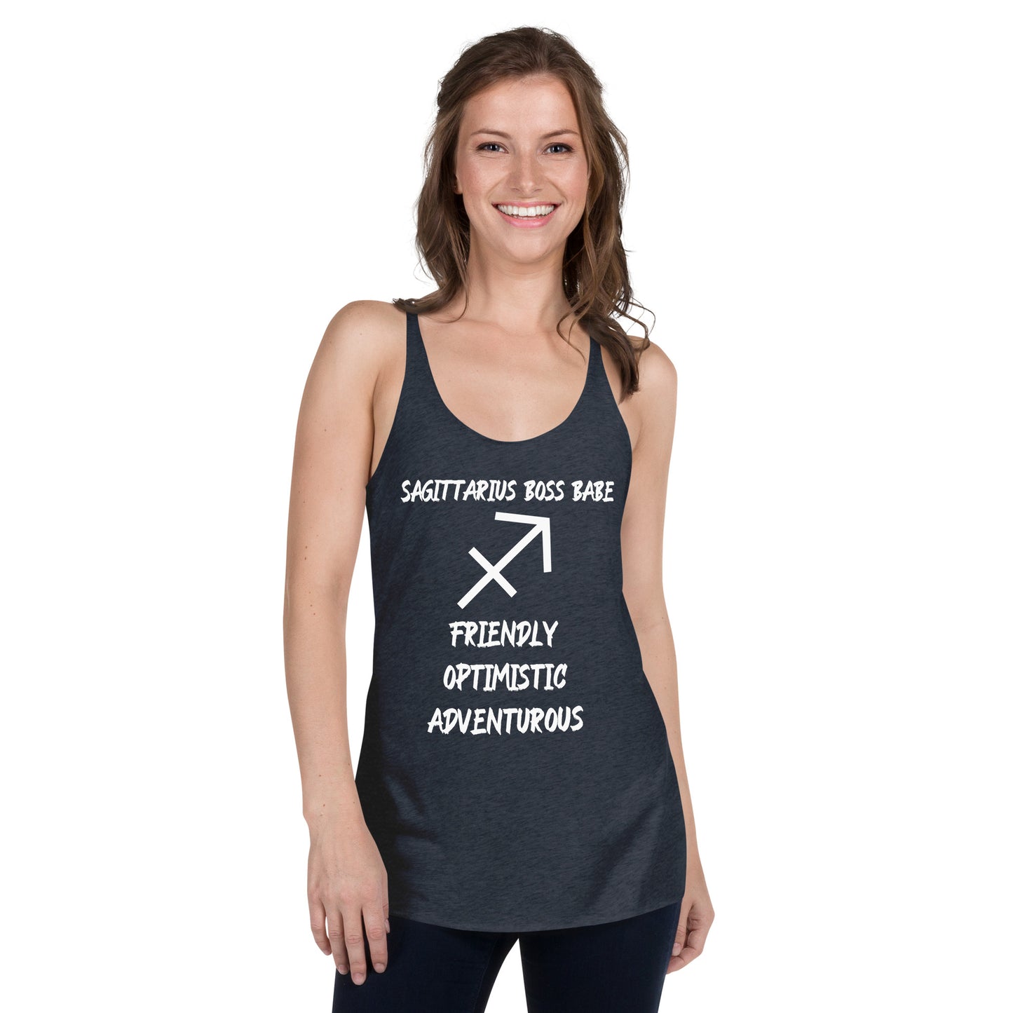 “Sagittarius Boss Babe” Women's Racerback Tank