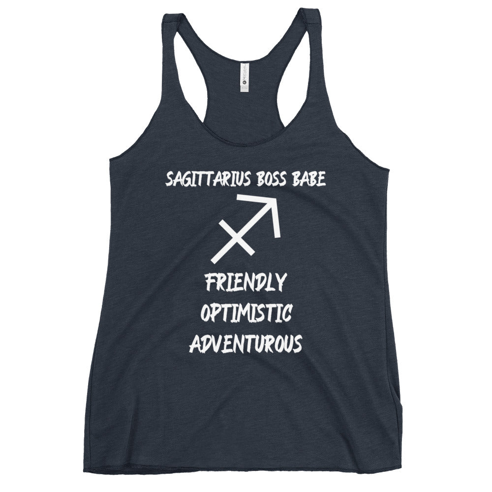 “Sagittarius Boss Babe” Women's Racerback Tank