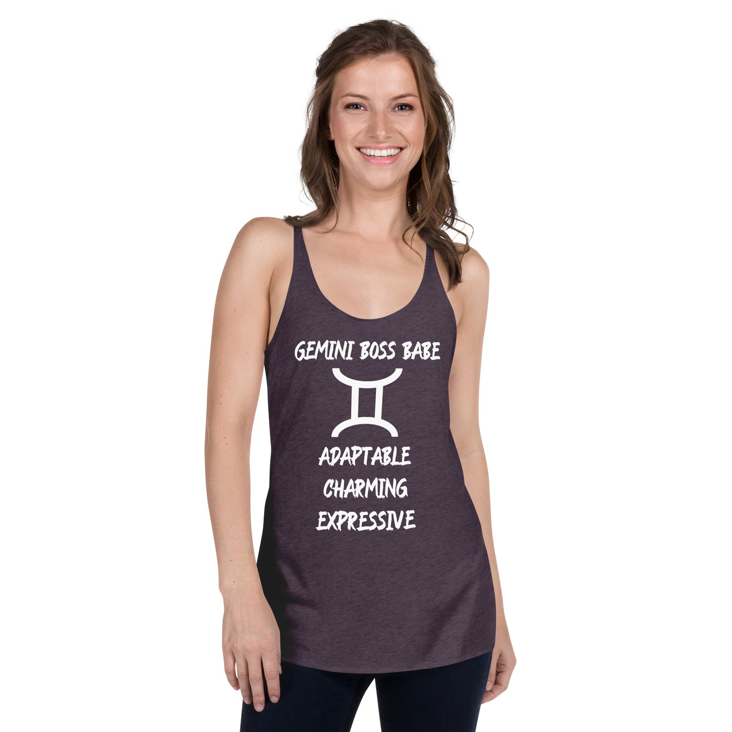 “Gemini Boss Babe” Women's Racerback Tank