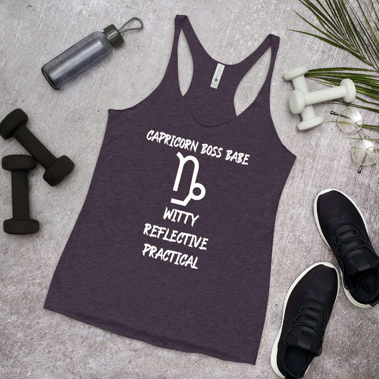“Capricorn Boss Babe” Women's Racerback Tank