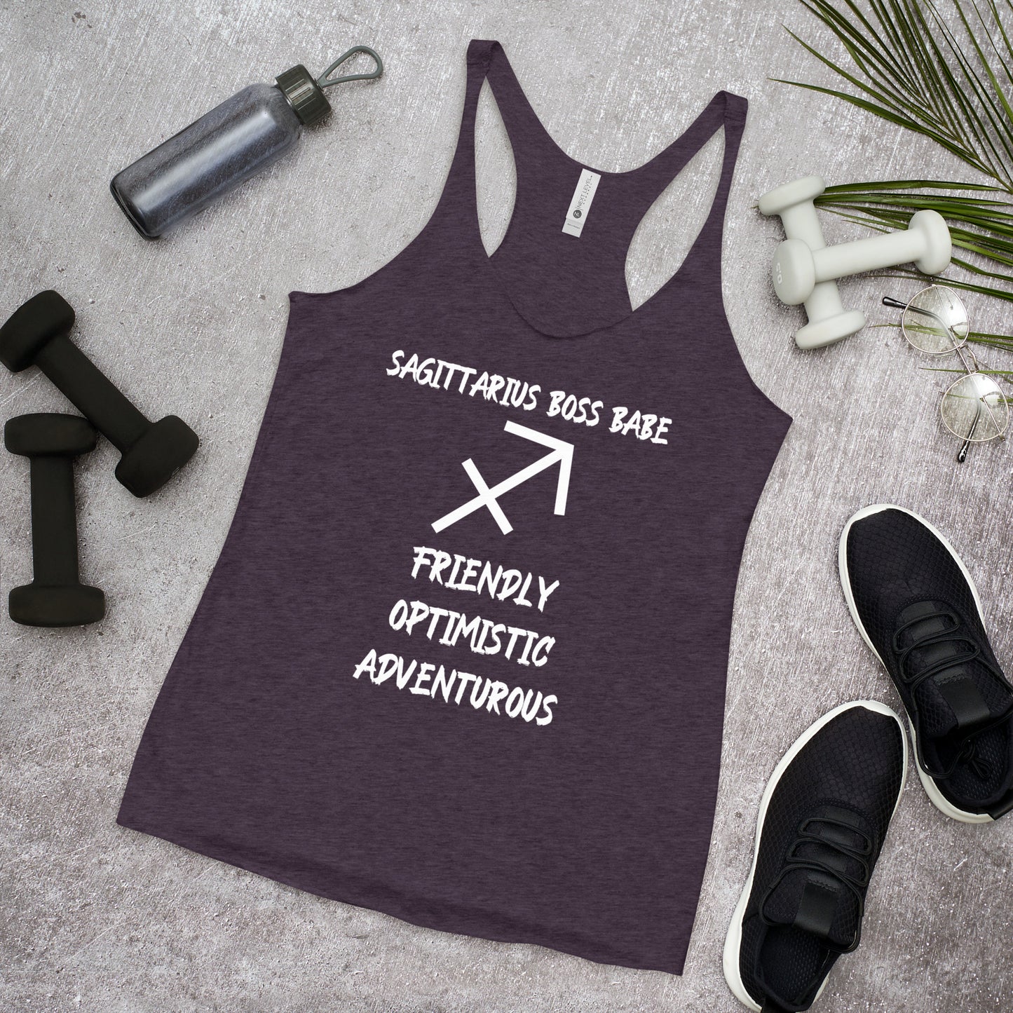 “Sagittarius Boss Babe” Women's Racerback Tank