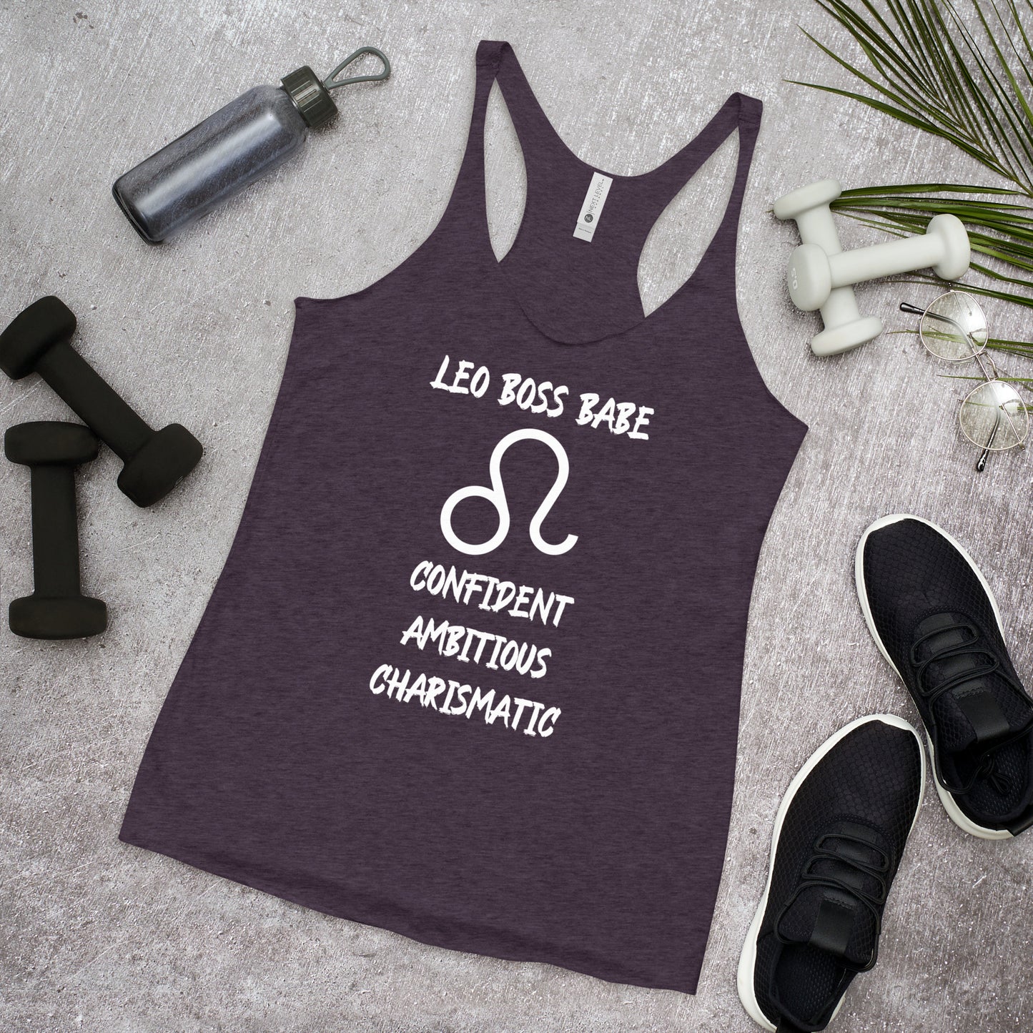 “Leo Boss Babe” Women's Racerback Tank