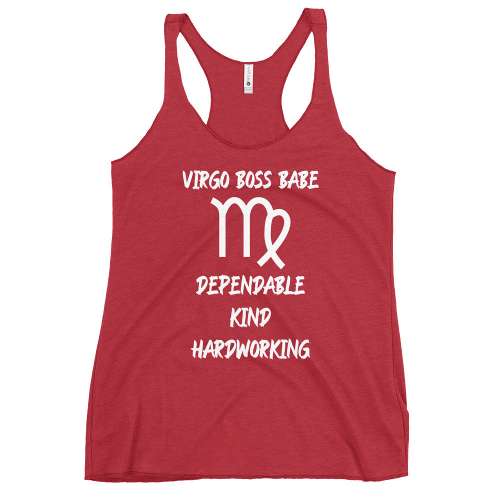 “Virgo Boss Babe” Women's Racerback Tank