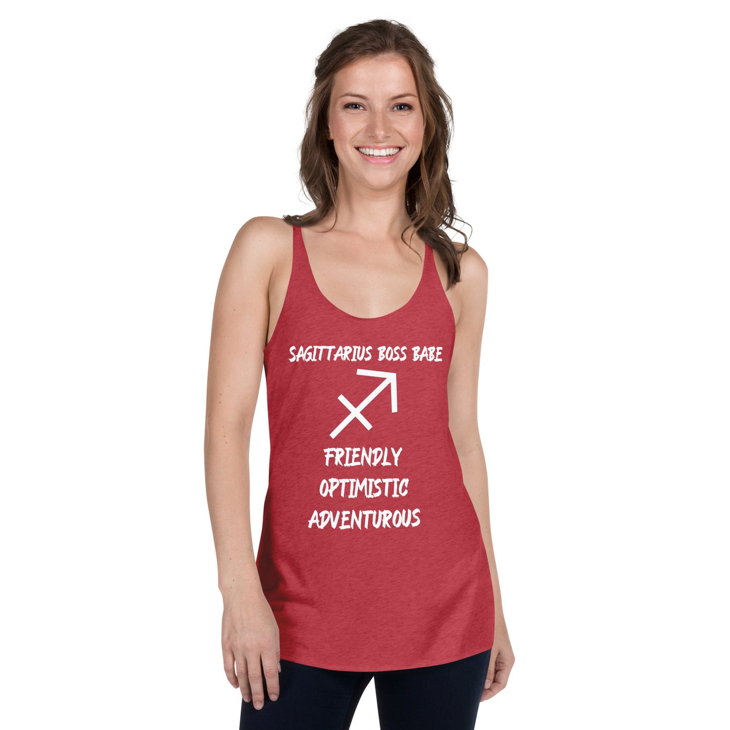 “Sagittarius Boss Babe” Women's Racerback Tank