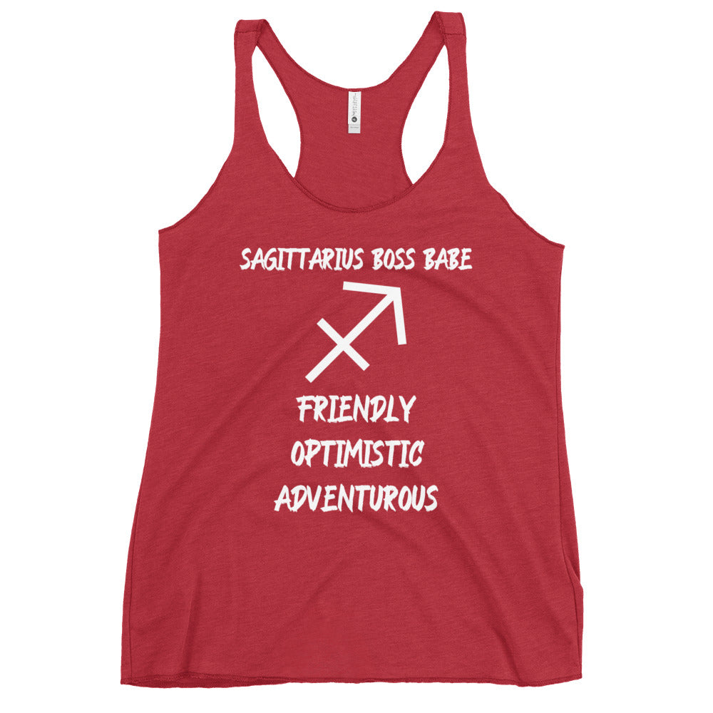 “Sagittarius Boss Babe” Women's Racerback Tank