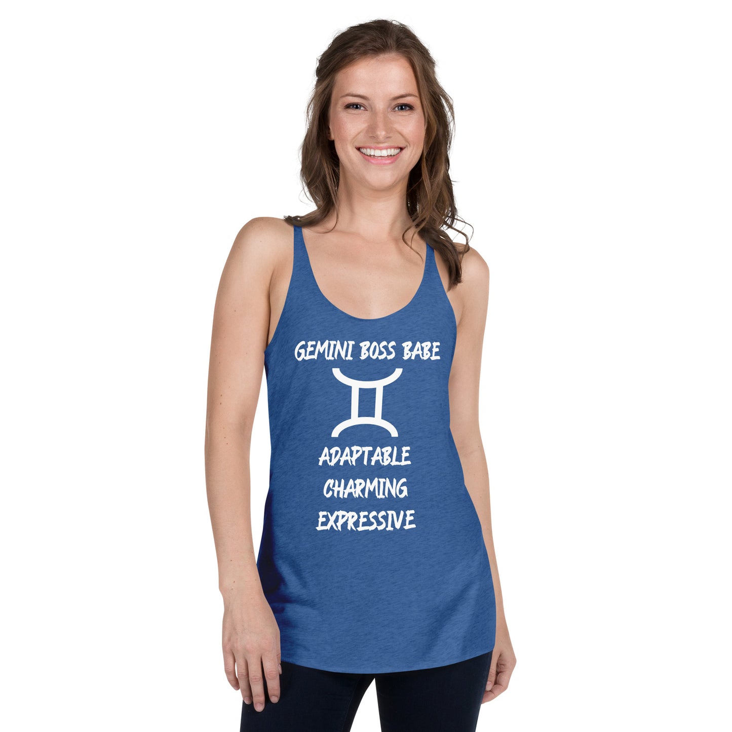 “Gemini Boss Babe” Women's Racerback Tank