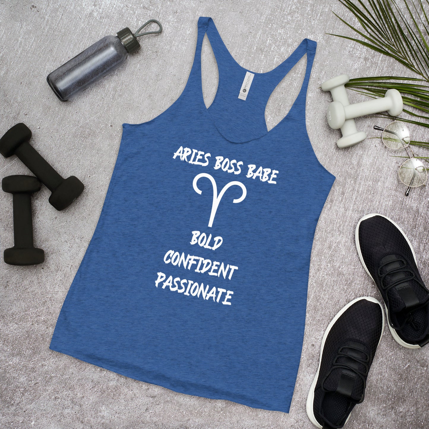 “Aries Boss Babe” Women's Racerback Tank
