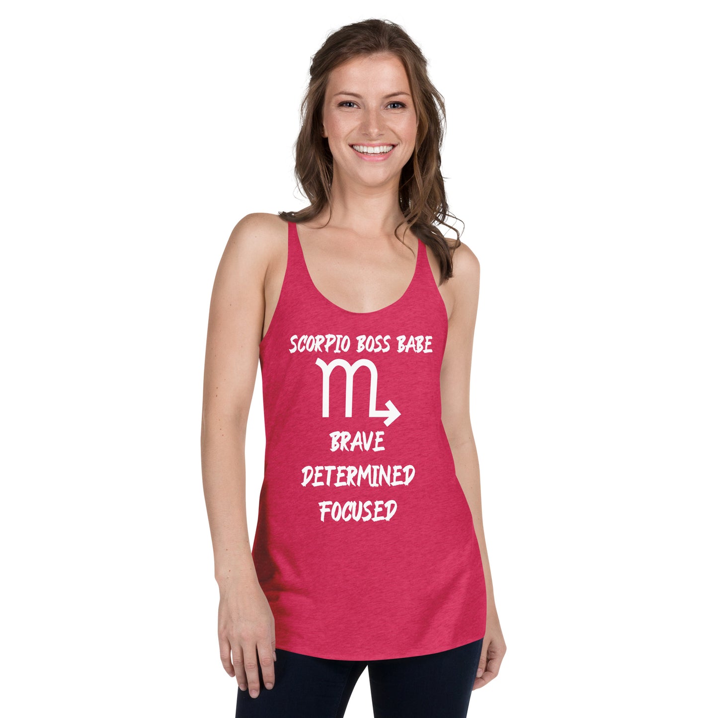 “Scorpio Boss Babe” Women's Racerback Tank