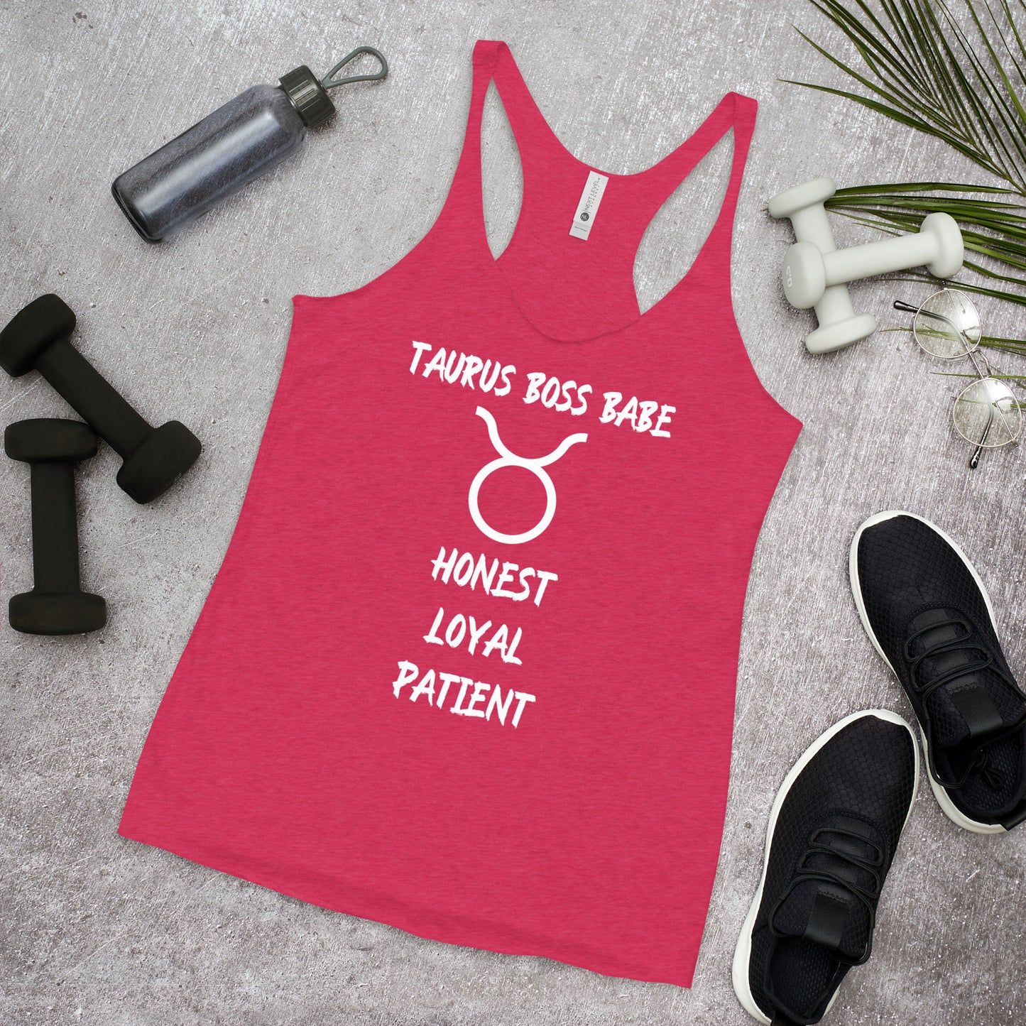“Taurus Boss Babe” Women's Racerback Tank