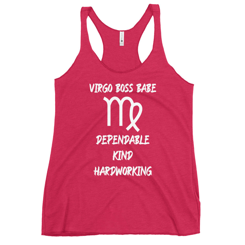 “Virgo Boss Babe” Women's Racerback Tank