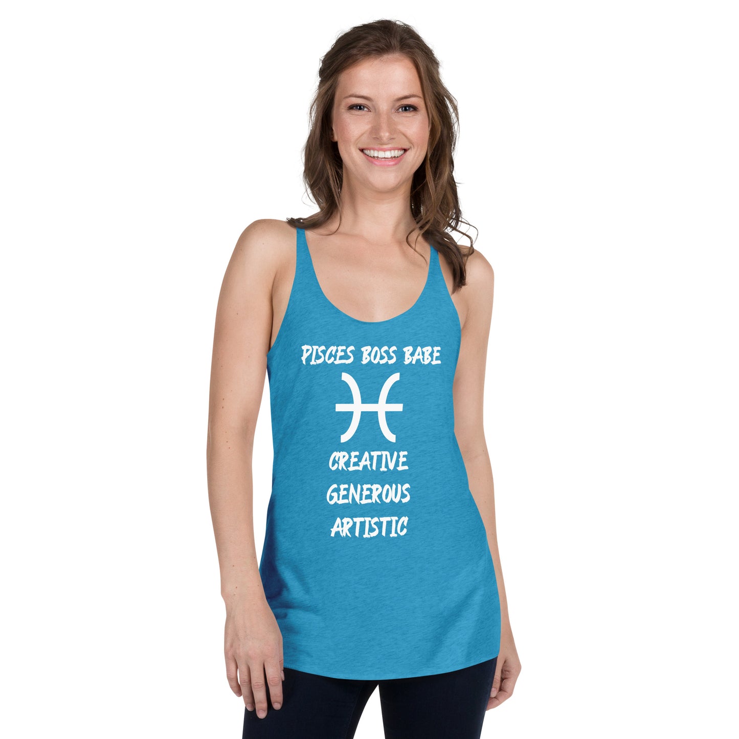 “Pisces Boss Babe” Women's Racerback Tank