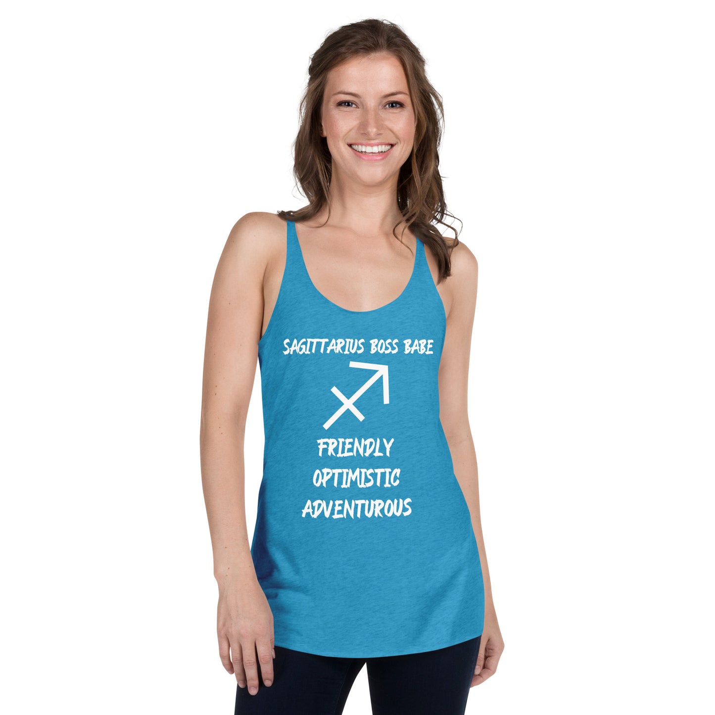 “Sagittarius Boss Babe” Women's Racerback Tank